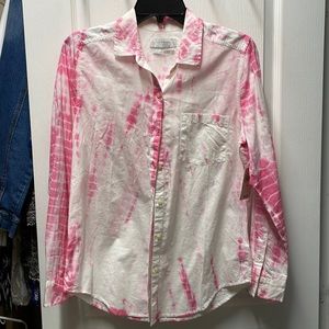 Lucky brand tye dye button up